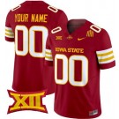 Women's Iowa State Cyclones Custom Limited Red FUSE College Football Jersey