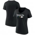 Women's Kansas City Chiefs Black City Pride Team V Neck T Shirt