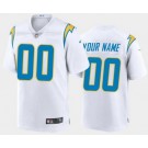 Women's Los Angeles Chargers Customized Limited White 2020 Vapor Untouchable Jersey