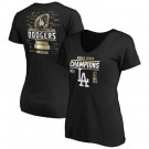 Women's Los Angeles Dodgers 2020 World Series Champions T Shirt 1025