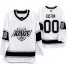 Women's Los Angeles Kings Customized White Authentic Jersey