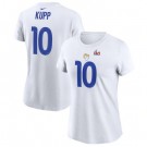 Women's Los Angeles Rams #10 Cooper Kupp White Super Bowl LVI Bound T-Shirt