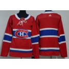 Women's Montreal Canadiens Blank Red Jersey