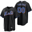 Women's New York Mets Customized Black 2022 Cool Base Jersey