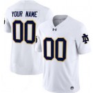Women's Notre Dame Fighting Irish Custom Limited White FUSE College Football Jersey