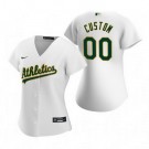 Women's Oakland Athletics Customized White 2020 Cool Base Jersey
