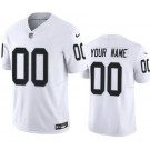 Women's Oakland Raiders Customized Limited White FUSE Vapor Jersey