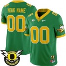 Women's Oregon Ducks Custom Green Fashion FUSE College Football Jersey