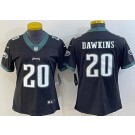 Women's Philadelphia Eagles #20 Brian Dawkins Limited Black Vapor Jersey