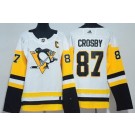 Women's Pittsburgh Penguins #87 Sidney Crosby White Jersey