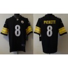 Women's Pittsburgh Steelers #8 Kenny Pickett Limited Black Vapor Jersey