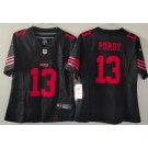 Women's San Francisco 49ers #13 Brock Purdy Limited Black FUSE Vapor Jersey