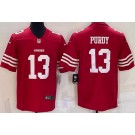 Women's San Francisco 49ers #13 Brock Purdy Limited Red 2022 Vapor Jersey