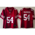 Women's San Francisco 49ers #54 Fred Warner Limited Red FUSE Vapor Jersey
