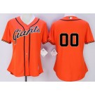 Women's San Francisco Giants Customized Orange Cool Base Jersey