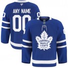 Women's Toronto Maple Leafs Customized Blue Fanatics Authentic Jersey