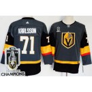 Women's Vegas Golden Knights #71 William Karlsson Gray 2023 Stanley Cup Champions Authentic Jersey