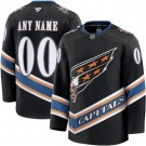 Women's Washington Capitals Customized Black Fanatics Authentic Jersey