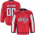 Women's Washington Capitals Customized Red Fanatics Authentic Jersey
