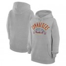 Women's Washington Commanders Starter Gray Half Ball Team Pullover Hoodie