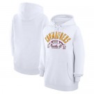 Women's Washington Commanders Starter White Half Ball Team Pullover Hoodie