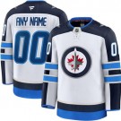 Women's Winnipeg Jets Customized White Fanatics Authentic Jersey