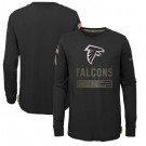 Youth Atlanta Falcons Black 2020 Salute To Service Long Sleeves T Shirt