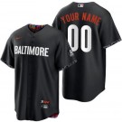 Youth Baltimore Orioles Customized Black City Connect Cool Base Jersey