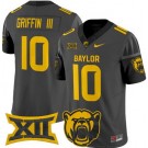 Youth Baylor Bears Custom Limited Black FUSE College Football Jersey