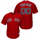 Youth Boston Red Sox Customized Red Cool Base Jersey