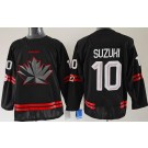 Youth Canada #10 Nick Suzuki Black 2026 Olympics Authentic Jersey