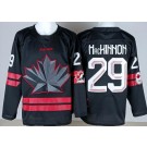 Youth Canada #29 Nathan MacKinnon Black 2026 Olympics Authentic Jersey