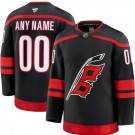 Youth Carolina Hurricanes Customized Black Fanatics Authentic Jersey