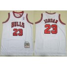 Youth Chicago Bulls #23 Michael Jordan White 1997 Throwback Swingman Jersey