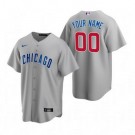 Youth Chicago Cubs Customized Gray Road 2020 Cool Base Jersey
