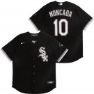 Youth Chicago White Sox #10 Yoan Moncada Black 2020 Cool Base Jersey