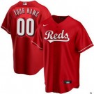Youth Cincinnati Reds Customized Red Nike Cool Base Jersey