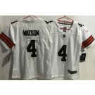 Youth Cleveland Browns #4 Deshaun Watson Limited White Vapor Jersey