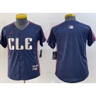 Youth Cleveland Guardians Blank Navy 2024 City Connect Limited Jersey