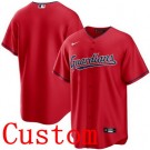 Youth Cleveland Guardians Customized Red Cool Base Jersey