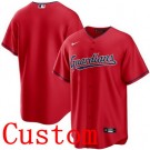 Youth Cleveland Guardians Customized Red Cool Base Jersey
