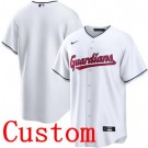 Youth Cleveland Guardians Customized White Cool Base Jersey