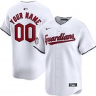 Youth Cleveland Guardians Customized White Limited Jersey