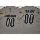 Youth Colorado Buffaloes Customized Limited Gray FUSE College Football Jersey