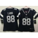 Youth Dallas Cowboys #88 CeeDee Lamb Limited Navy Vapor Jersey