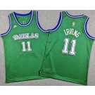 Youth Dallas Mavericks #11 Kyrie Irving Green Classic Sponsor Swingman Jersey