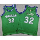 Youth Dallas Mavericks #32 Cooper Flagg Green Classic Sponsor Swingman Jersey