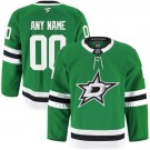 Youth Dallas Stars Customized Green Fanatics Authentic Jersey