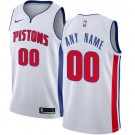 Youth Detroit Pistons Customized White Icon Swingman Nike Jersey