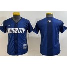 Youth Detroit Tigers Blank Navy 2024 City Connect Limited Jersey